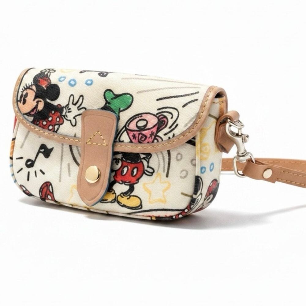Dooney & Bourke Disney Parks Sketch Flap Wristlet Wallet
